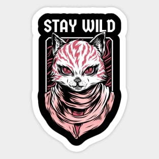 Stay wild Sticker